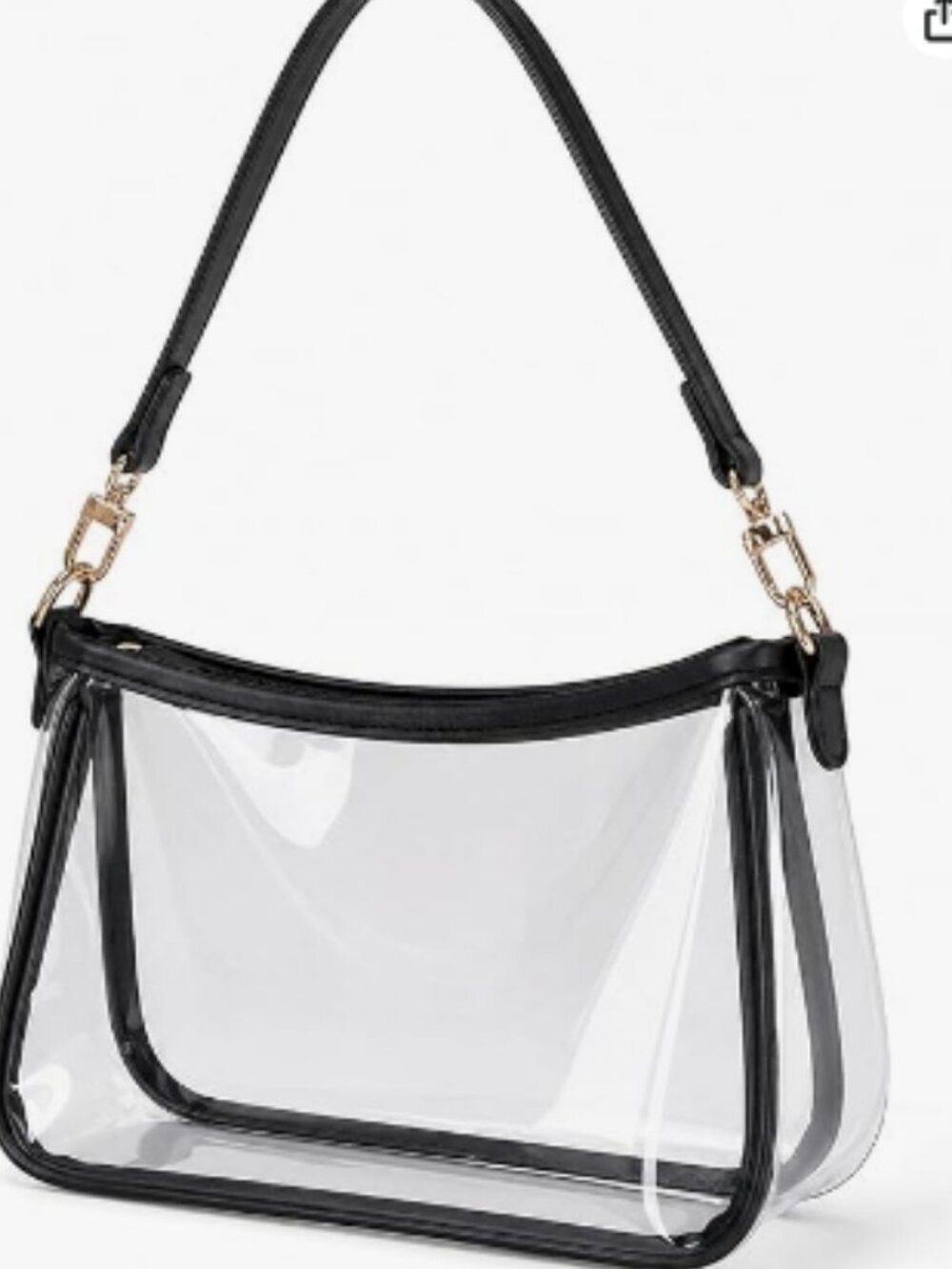 Clutch Tote Handbags with 2 Removable Straps and Zipper Closure Crossbody Bags